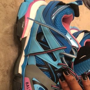 Balenciaga track color block mixed sneaker